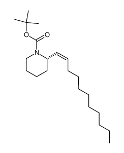 N-Boc-2(R)-(cis-undecenyl)-piperidine Structure