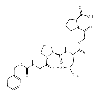 Z-Gly-Pro-Leu-Gly-Pro-OH结构式