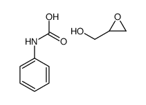 oxiran-2-ylmethanol,phenylcarbamic acid结构式