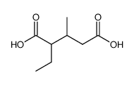 2-ethyl-3-methyl-pentanedioic acid Structure