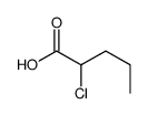 2-chloropentanoic acid Structure