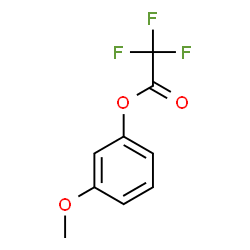 Trifluoroacetic acid 3-methoxyphenyl ester Structure