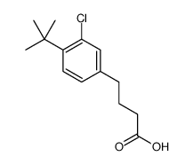 4-(3-chloro-4-tert-butyl-phenyl)butanoic acid Structure