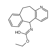 ethyl N-(6,11-dihydro-5H-benzo[1,2]cyclohepta[3,4-b]pyridin-11-yl)carbamate Structure