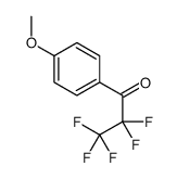 2,2,3,3,3-pentafluoro-1-(4-methoxyphenyl)propan-1-one Structure