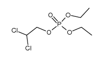 2,2-dichloroethyl diethyl phosphate结构式