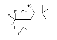 1,1,1-Trifluoro-2-(trifluoromethyl)-5,5-dimethyl-2,4-hexanediol结构式