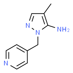 4-methyl-1-(pyridin-4-ylmethyl)-1H-pyrazol-5-amine structure