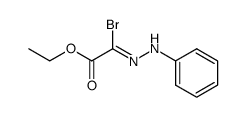 N-phenylhydrazono α-bromoglyoxylate d'ethyle结构式