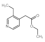 ethyl 2-(3-ethylpyridin-4-yl)acetate structure