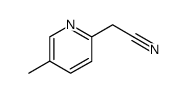 2-(5-Methylpyridin-2-yl)acetonitrile Structure