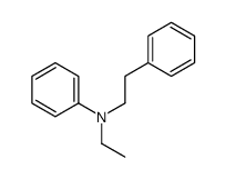 N-ethyl-N-(2-phenylethyl)aniline结构式