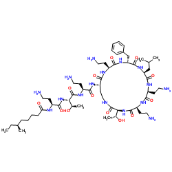 Polymyxin B1结构式