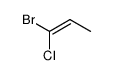 1t-bromo-1c-chloro-propene Structure