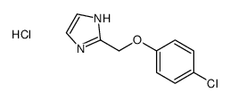 2-[(4-chlorophenoxy)methyl]-1H-imidazole,hydrochloride结构式