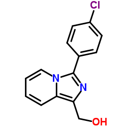 [3-(4-Chlorophenyl)imidazo[1,5-a]pyridin-1-yl]methanol Structure