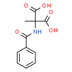 Propanedioic acid,(benzoylamino)methyl- (9CI)结构式