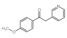 Ethanone,1-(4-methoxyphenyl)-2-(3-pyridinyl)-结构式