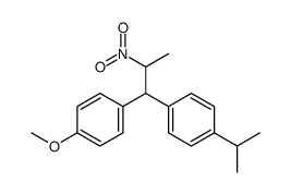 1-[1-(4-methoxyphenyl)-2-nitropropyl]-4-propan-2-ylbenzene Structure