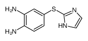 4-(1H-imidazol-2-ylsulfanyl)benzene-1,2-diamine Structure