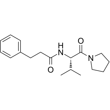 N-[(1S)-2-甲基-1-(1-吡咯烷羰基)丙基]-苯丙酰胺图片