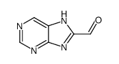 1H-Purine-8-carboxaldehyde (9CI) structure