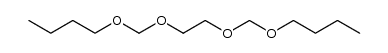 1,2-bis-butoxymethoxy-ethane Structure