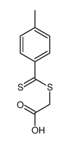 2-(4-methylbenzenecarbothioyl)sulfanylacetic acid Structure