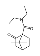 N,N-Diethyl-7,7-dimethyl-2-oxo-1-norbornanecarboxamide结构式