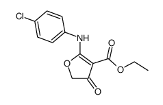 ethyl 2-[(4-chlorophenyl)amino]-4-oxo-4,5-dihydrofuran-3-carboxylate Structure