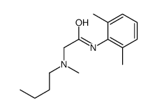 2-[butyl(methyl)amino]-N-(2,6-dimethylphenyl)acetamide Structure