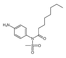 N-(4-aminophenyl)-N-methylsulfonyloctanamide Structure