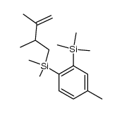 (2,3-dimethylbut-3-en-1-yl)dimethyl(4-methyl-2-(trimethylsilyl)phenyl)silane结构式