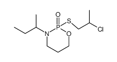 3-sec-Butyl-2-(2-chloro-propylsulfanyl)-[1,3,2]oxazaphosphinane 2-oxide结构式