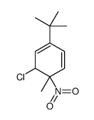 2-tert-butyl-6-chloro-5-methyl-5-nitrocyclohexa-1,3-diene Structure