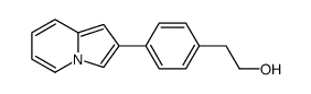 2-(4-indolizin-2-ylphenyl)ethanol Structure