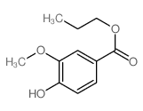 3-甲氧基-4-羟基苯甲酸丙酯图片