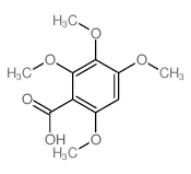 2,3,4,6-tetramethoxybenzoic acid Structure