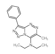 [1,2,3]Triazolo[5,1-c][1,2,4]triazin-7-amine,N,N-diethyl-6-methyl-3-phenyl- picture