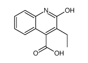 3-ethyl-2-oxo-1H-quinoline-4-carboxylic acid结构式