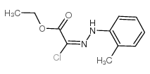 ETHYL 2-CHLORO-2-[2-(2-METHYLPHENYL)HYDRAZONO]-ACETATE Structure