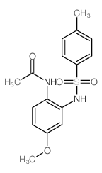 N-[4-methoxy-2-[(4-methylphenyl)sulfonylamino]phenyl]acetamide picture