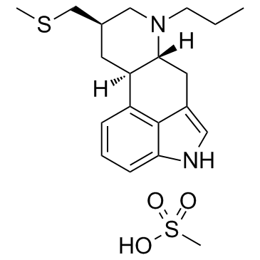 甲磺酸培高利特结构式