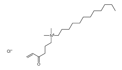 dodecyl-dimethyl-(4-oxohex-5-enyl)azanium,chloride Structure