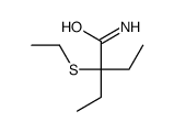 2-Ethyl-2-(ethylthio)butyramide结构式