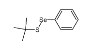 tert-butyl benzeneselenyl sulfide结构式