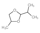 Isobutyraldehyde, propylene glycol acetal结构式