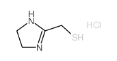 1H-Imidazole-2-methanethiol,4,5-dihydro-, hydrochloride (1:1) structure