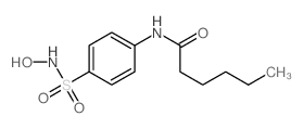 Hexanamide,N-[4-[(hydroxyamino)sulfonyl]phenyl]- picture