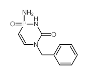 2-amino-5-benzyl-2-oxo-1,5-diaza-2$l^C10H12N3O2P-phosphacyclohex-3-en-6-one Structure